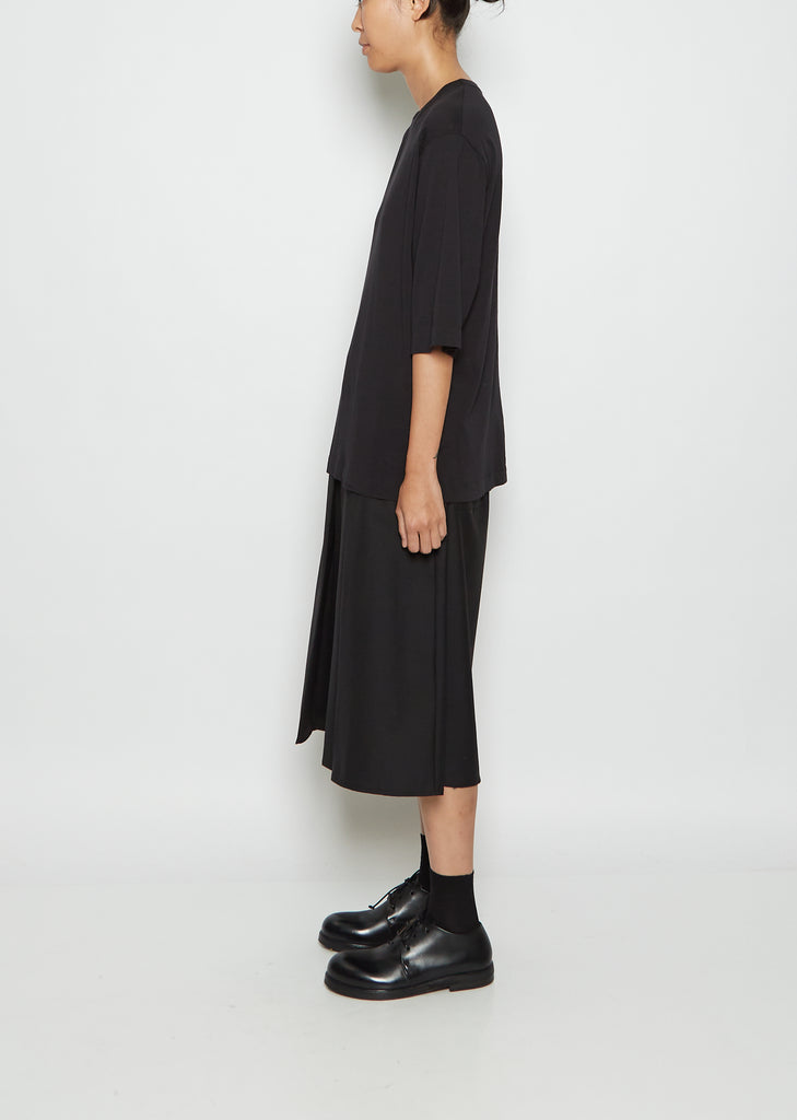 Buria Cotton Tee — Black