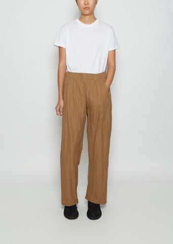 Cotton & Wool Pleat Front Trousers