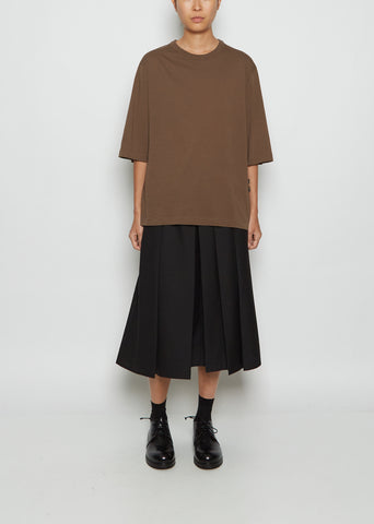 Buria Cotton Tee — Chestnut