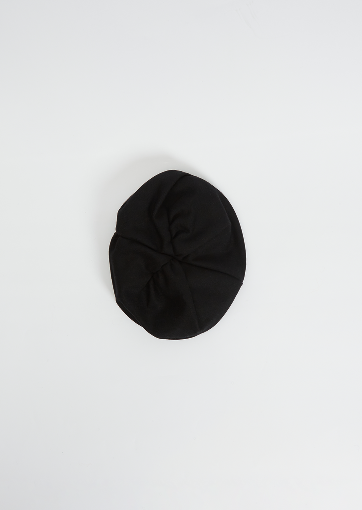 Gather Wool Beret — Black