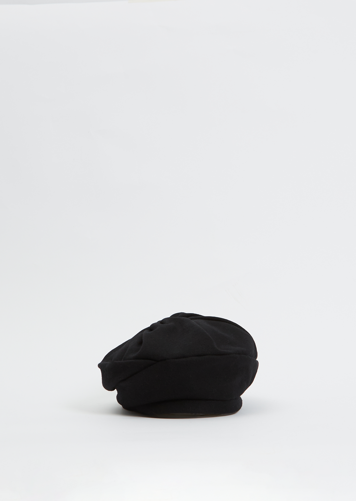 Gather Wool Beret — Black