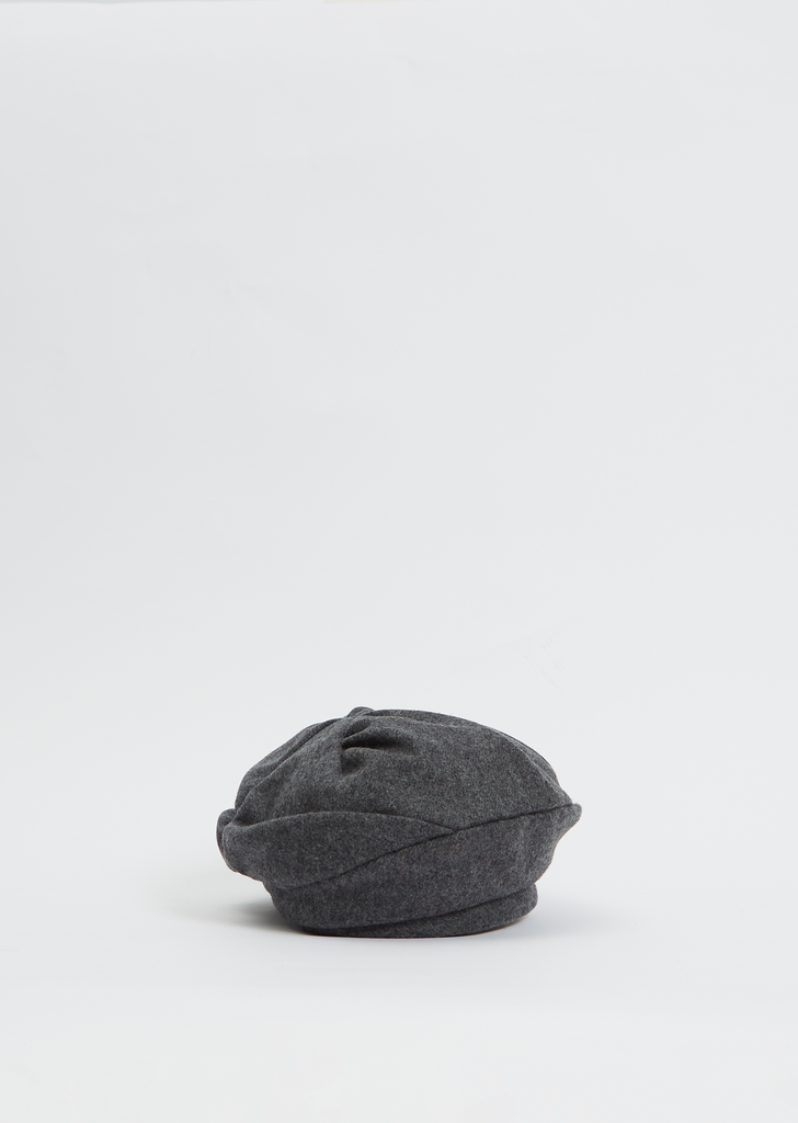 Gather Wool Beret — Grey
