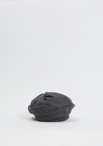 Gather Wool Beret — Grey