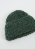 Mohair Beanie — Green