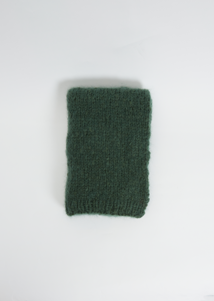Mohair Scarf — Green