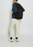 Nylon Twill Backpack — Black