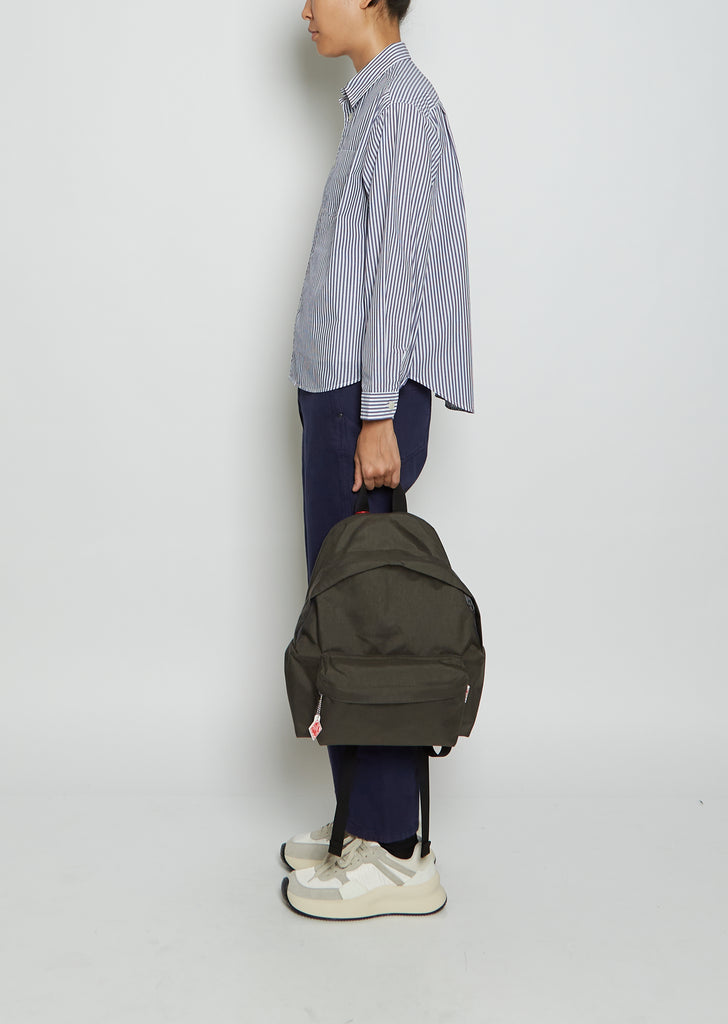 Nylon Medium Backpack — Dark Grey