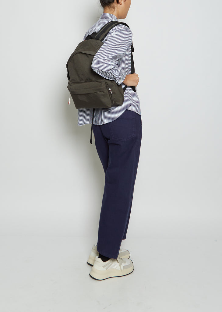 Nylon Medium Backpack — Dark Grey