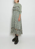Leopard Print x Wool Knit Dress