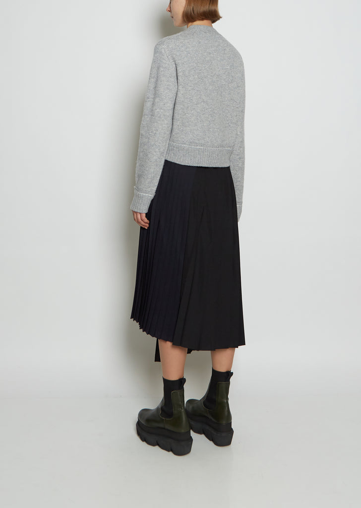 S-Stud Cashmere & Cotton Knit Cardigan