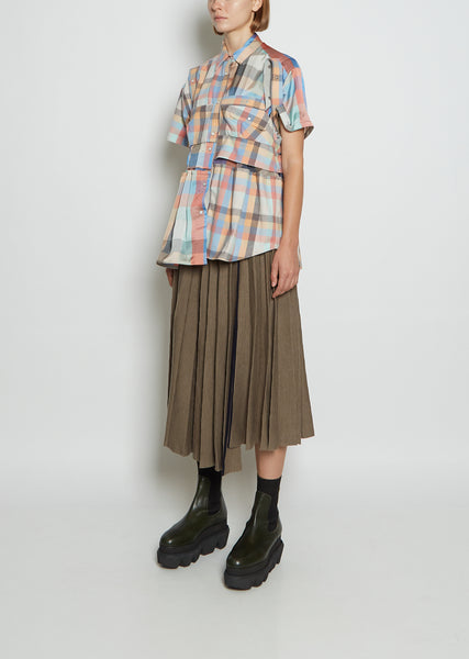 Plaid Cotton Flannel Shirt – La Garçonne