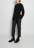 Sculpted Wool Blend Sweater