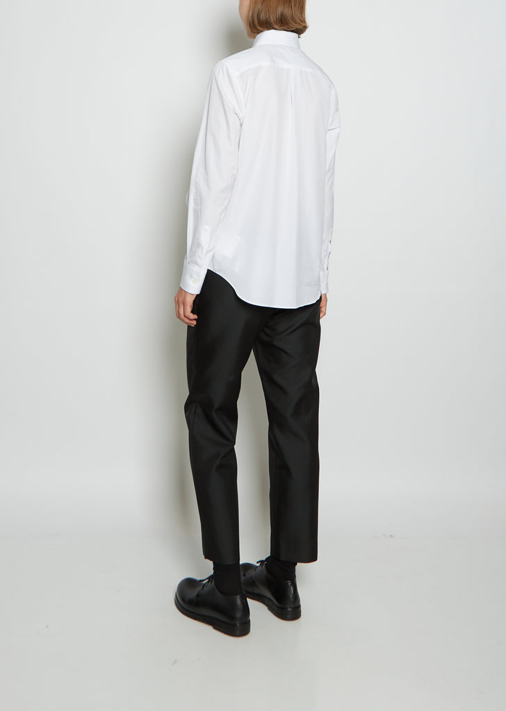 Cotton Ruffle Shirt