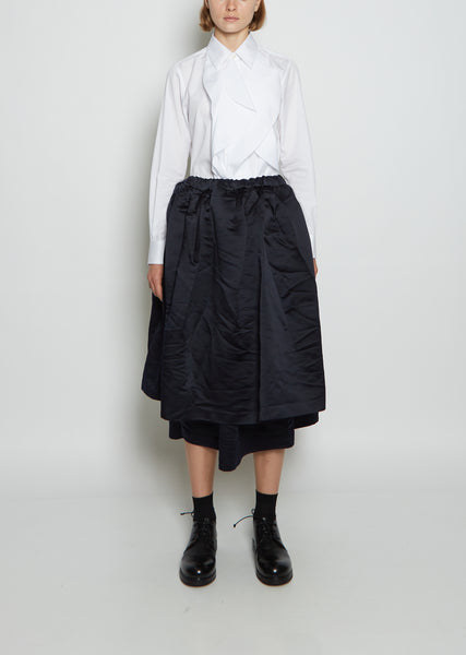 Double Layered Satin Skirt – La Garçonne