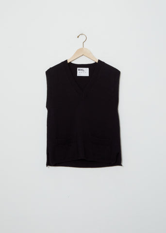 Wool-Cotton Boxy Slipover