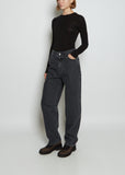 Recycled Cotton Denim — Black