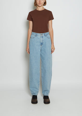 Recycled Cotton Denim — Light Blue