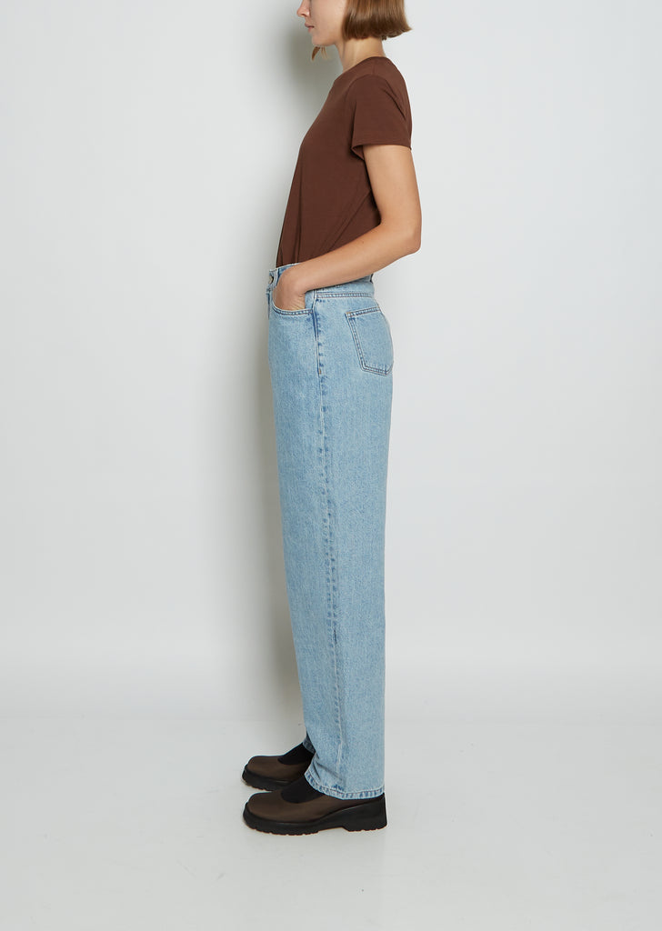 Recycled Cotton Denim — Light Blue