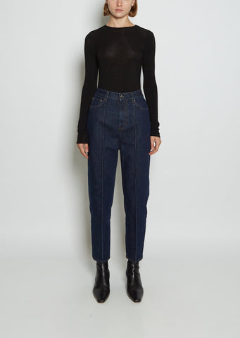 Organic Cotton Tapered Leg Denim