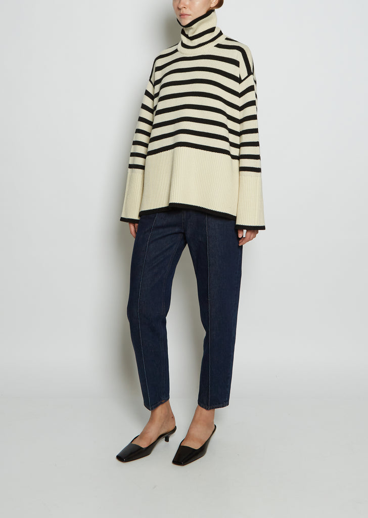 Signature Stripe Turtleneck