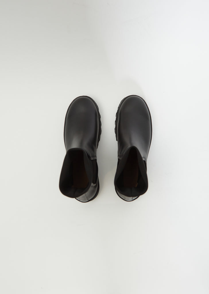 Sock Leather Garden Boot