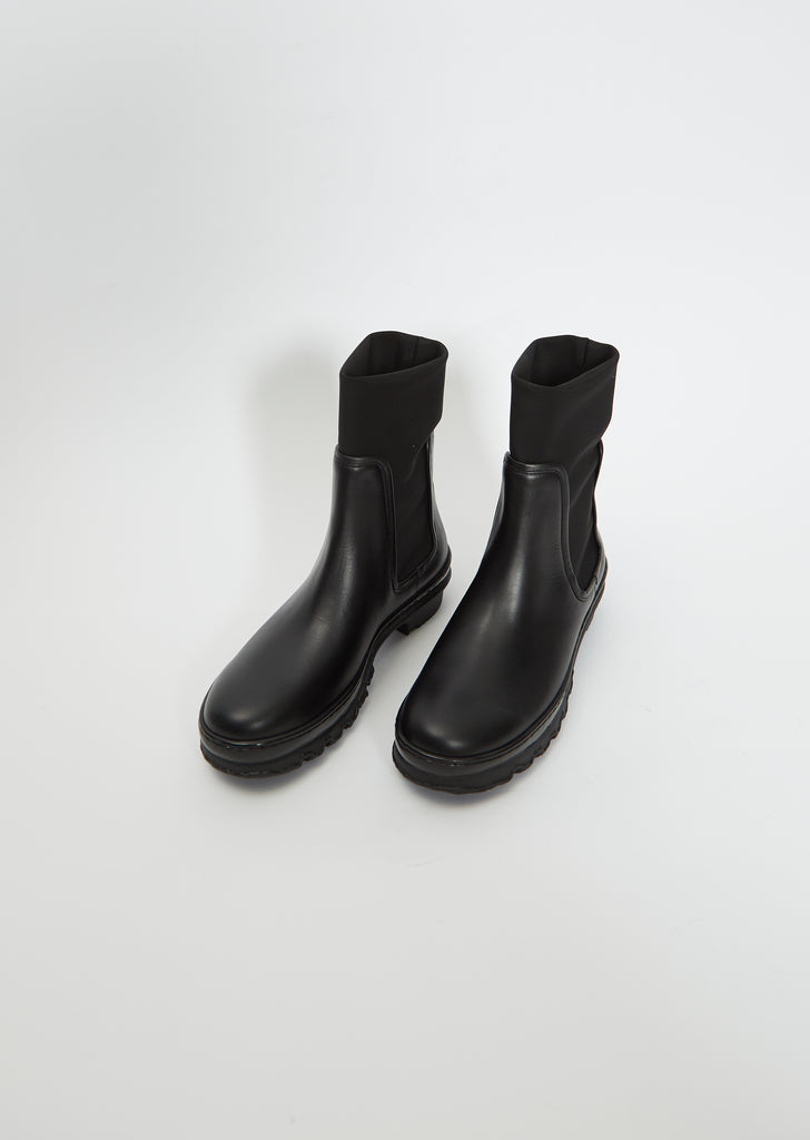 Sock Leather Garden Boot