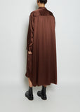 Oversized Silk Shirtdress