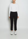 Tropical Wool Slim Pull On Pant