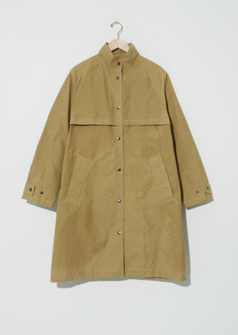 Washed Cotton Miners Coat — Faded Olive