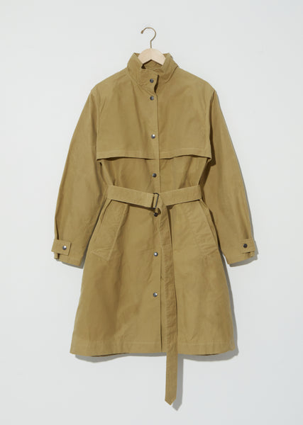 Washed Cotton Miners Coat — Faded Olive – La Garçonne