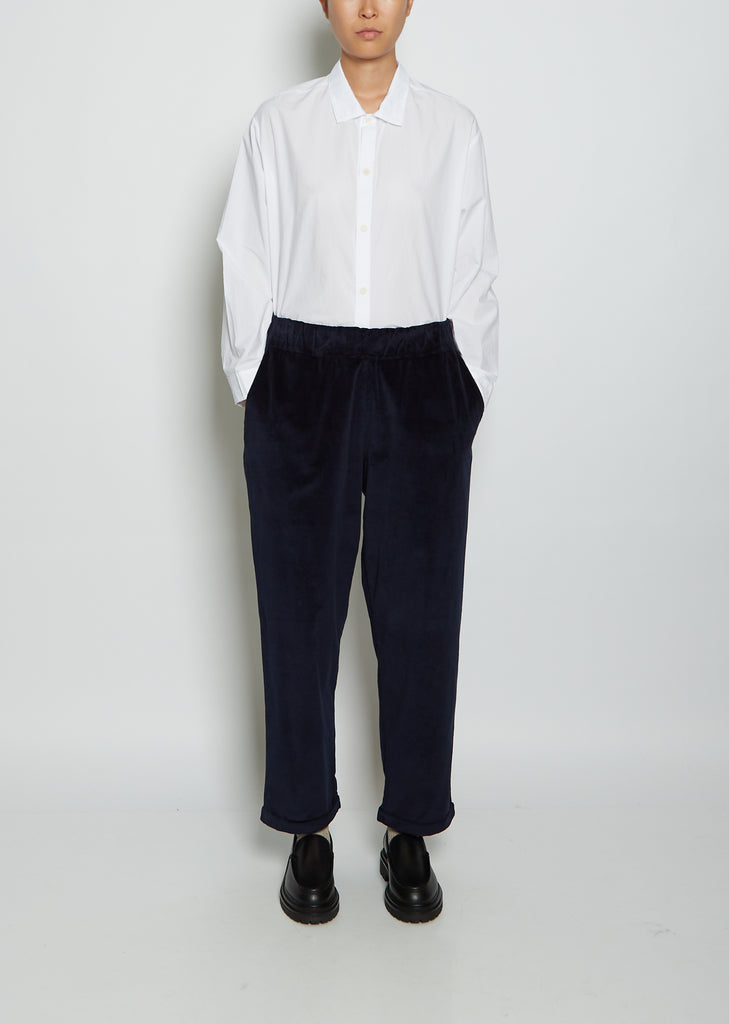 Cotton Velvet Paride Pant — Atlantic