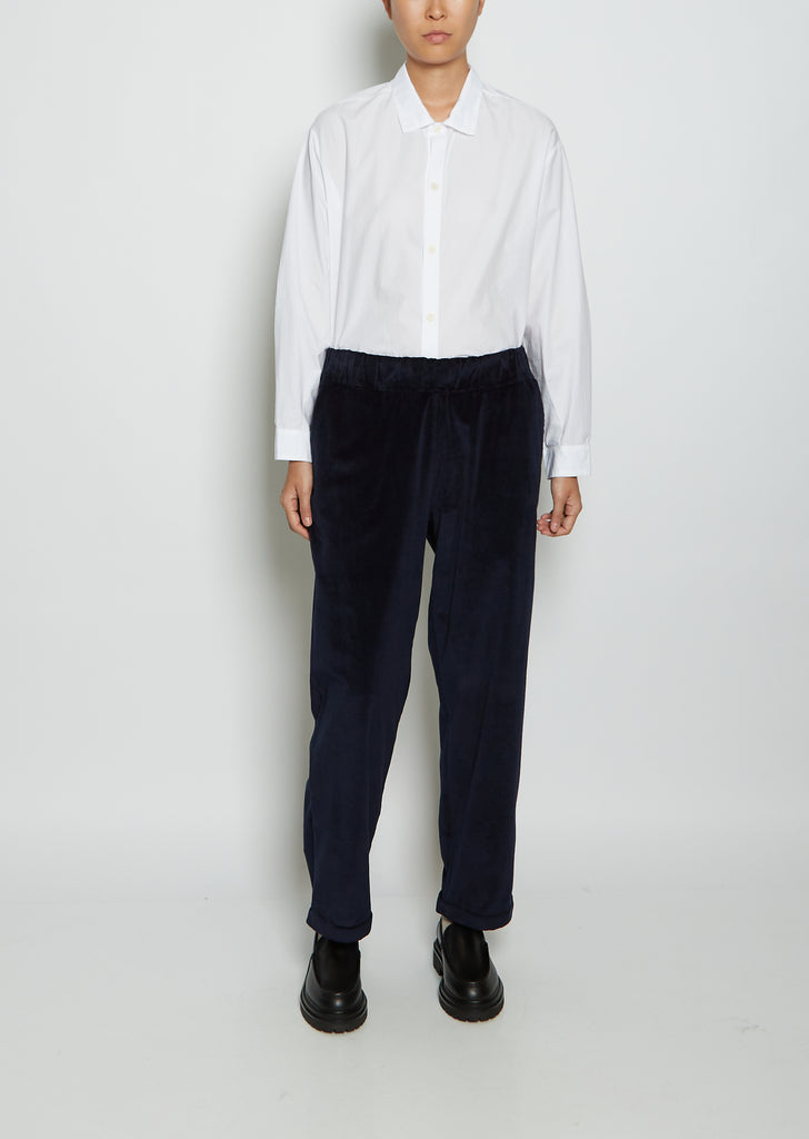 Cotton Velvet Paride Pant — Atlantic