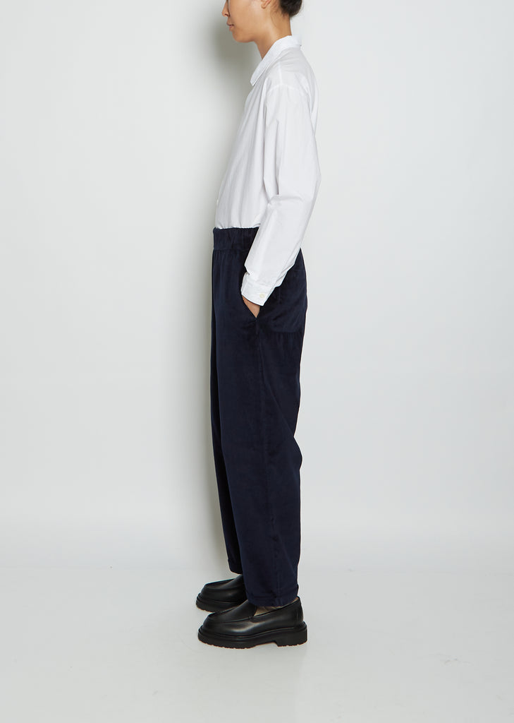 Cotton Velvet Paride Pant — Atlantic