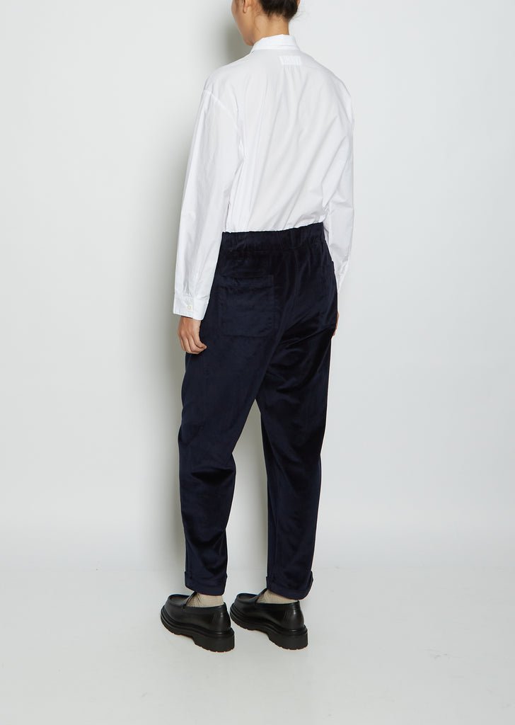 Cotton Velvet Paride Pant — Atlantic