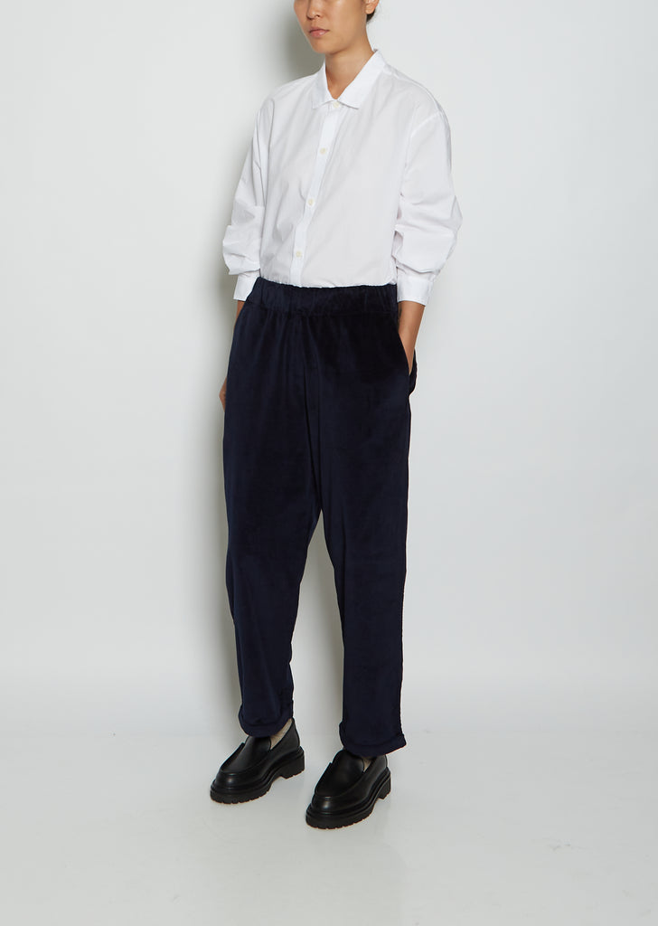Cotton Velvet Paride Pant — Atlantic