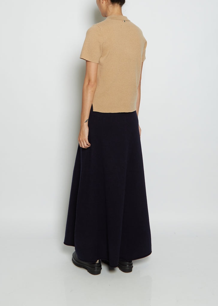 n°198 Salamander Cashmere Polo — Camel