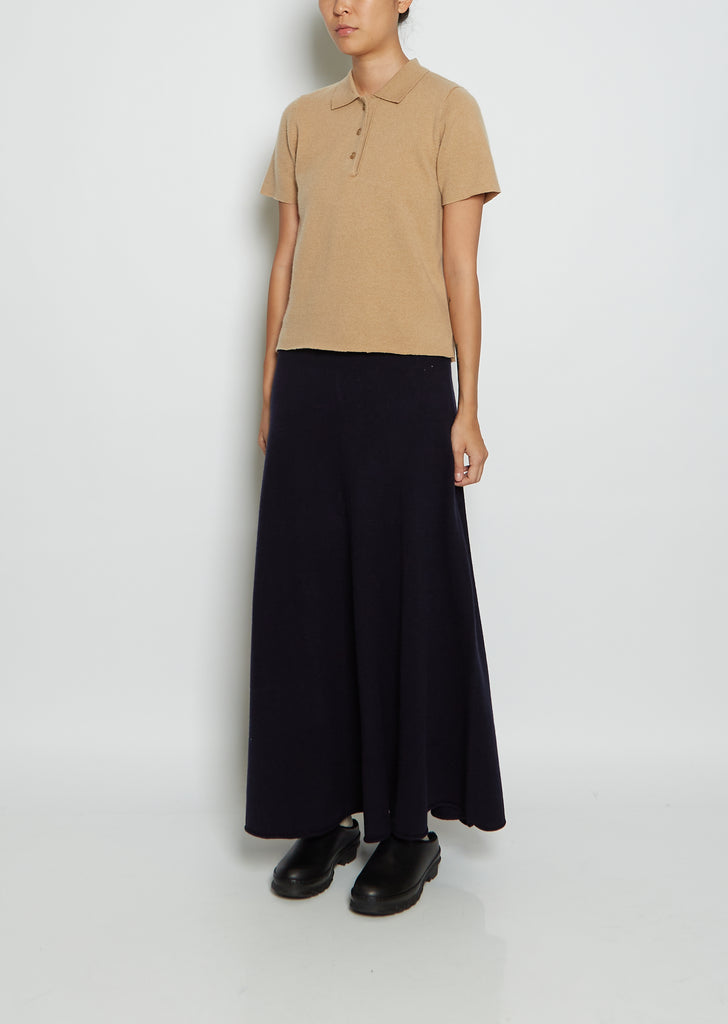 n°198 Salamander Cashmere Polo — Camel