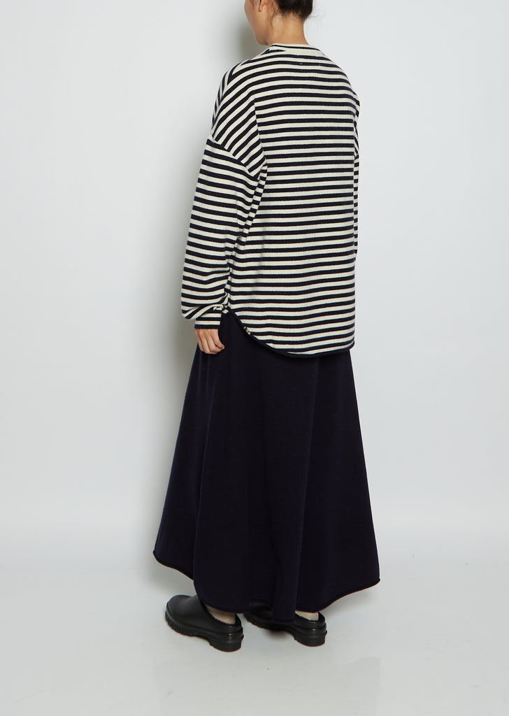 n°53 Crew Hop Cashmere Sweater — Breton