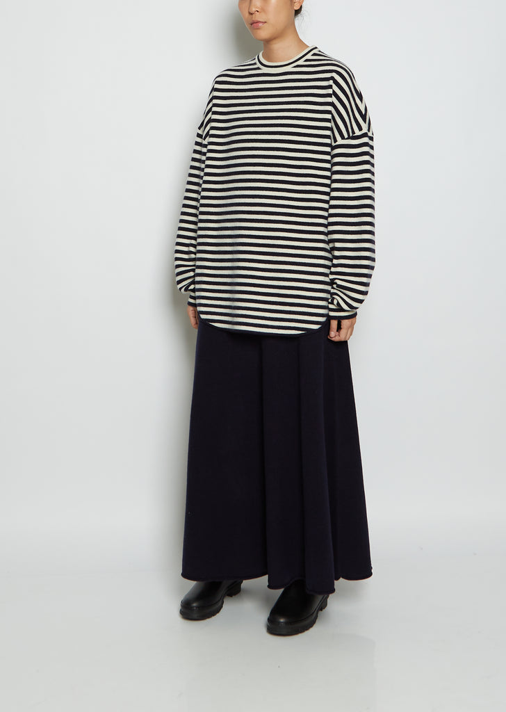 n°53 Crew Hop Cashmere Sweater — Breton