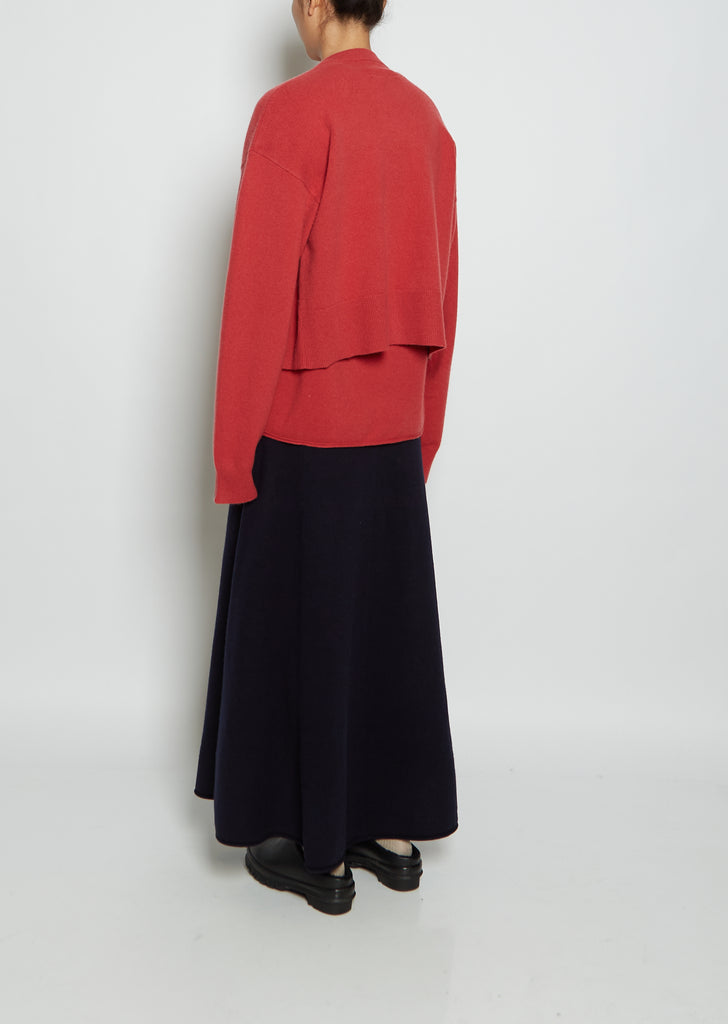 n°170 Chou Cashmere Cardigan — Berry