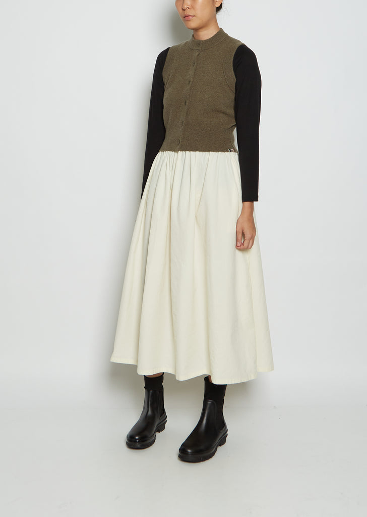 n°193 Corset Cashmere Tank — Laurier