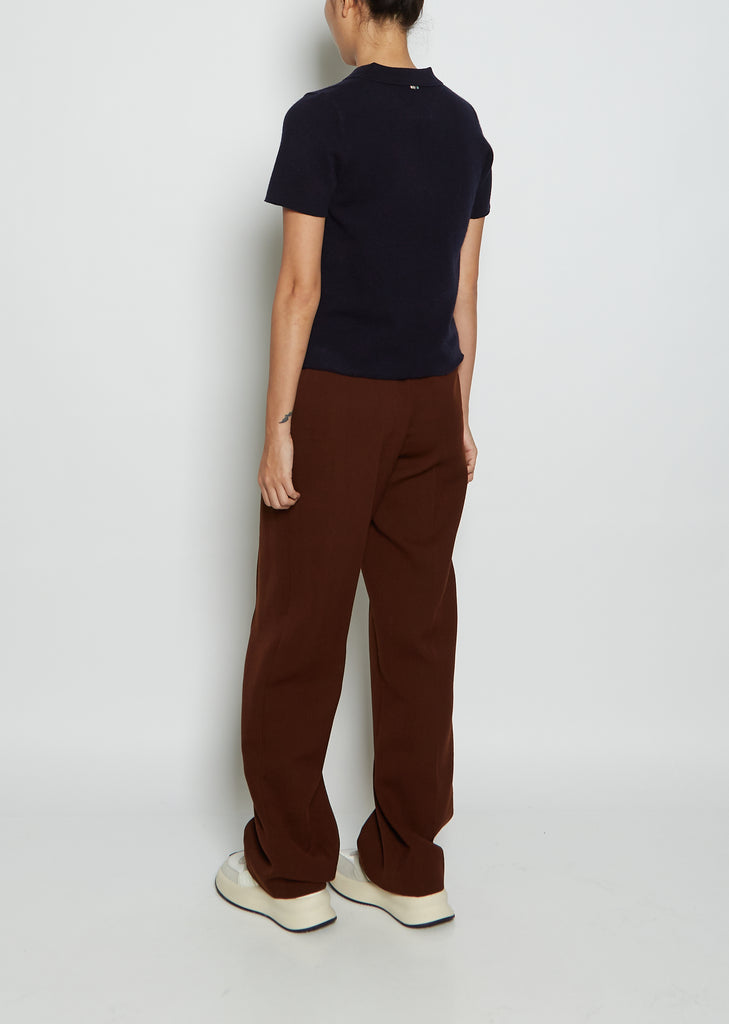 n°198 Salamander Cashmere Polo — Navy