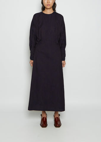 Susuki Cotton Jacquard Dolman Dress
