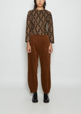 Nagashi Juji Pattern Cotton Shirt