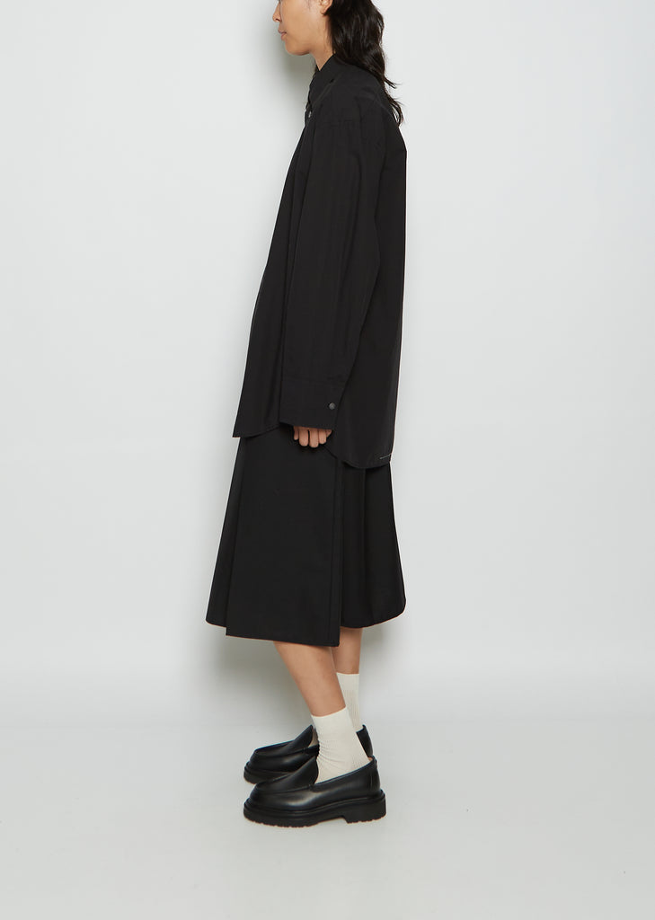 Arko Poplin Shirt — Black