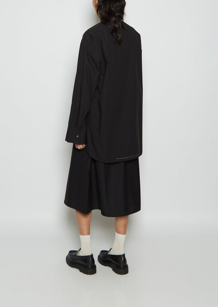 Arko Poplin Shirt — Black