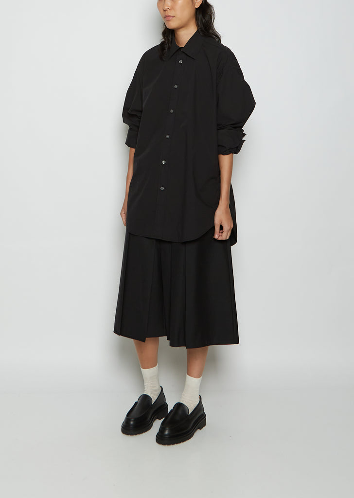 Arko Poplin Shirt — Black