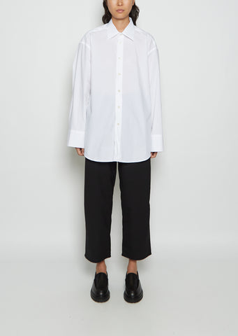 Arko Poplin Shirt — White