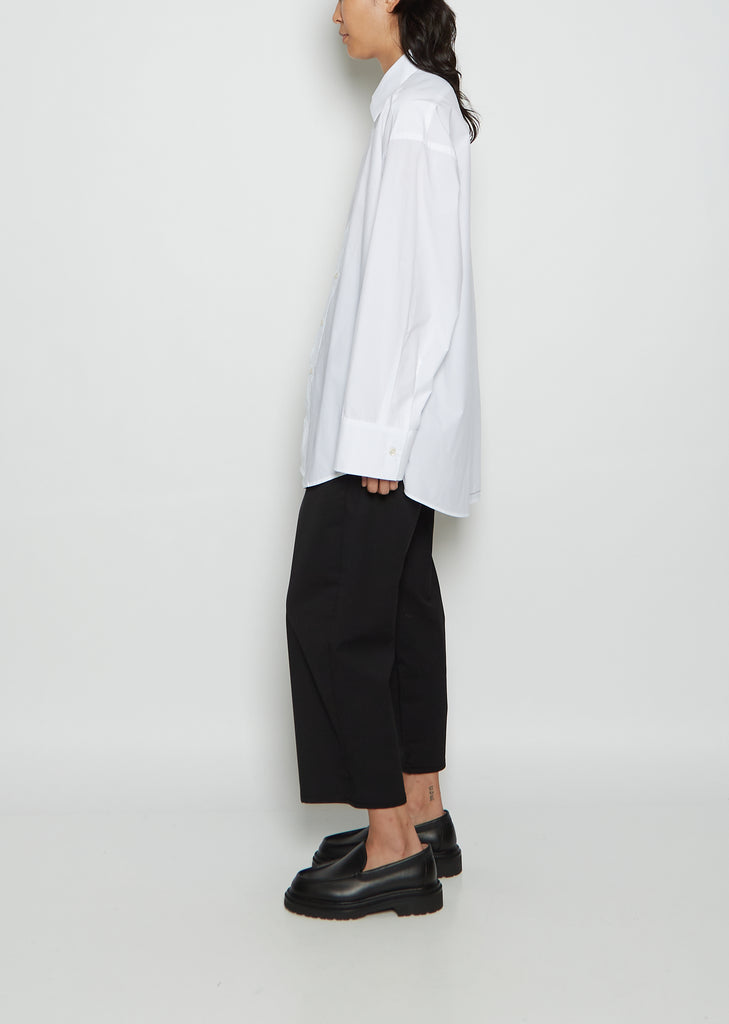 Arko Poplin Shirt — White