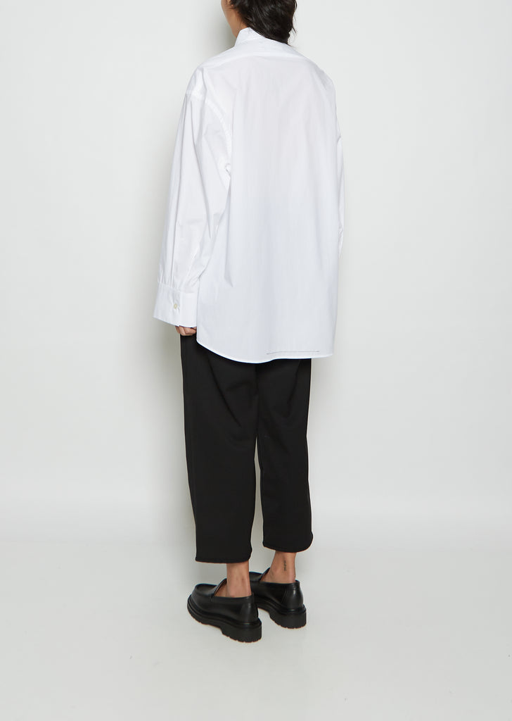 Arko Poplin Shirt — White